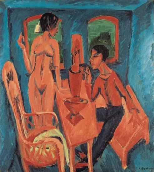 Ernst Ludwig Kirchner Tower Room, Fehmarn Norge oil painting art